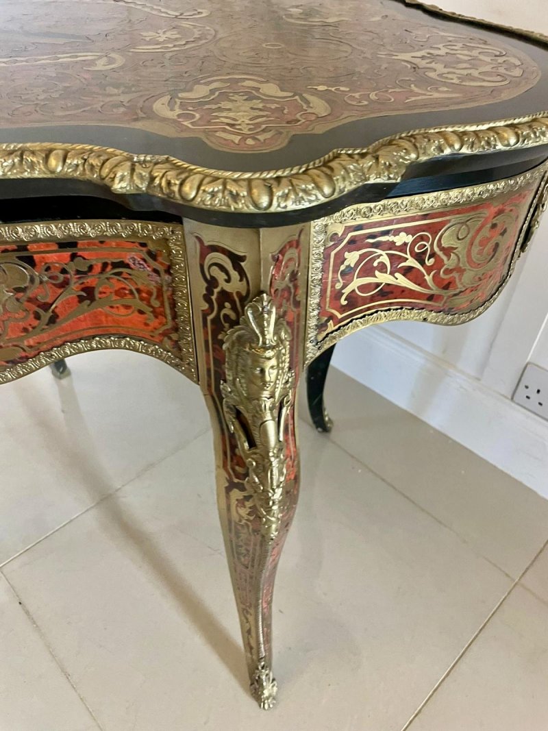 Antique French Boulle Centre Table - Image 8